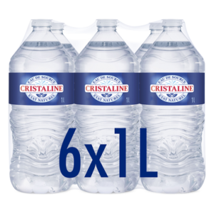 EAU CRISTALINE 1L PACK DE 6