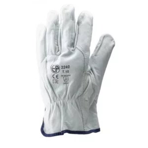 GANTS CUIR FLEUR BOVIN F.I. - TAILLE 10
