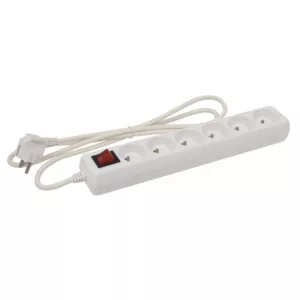 BLOC MULTIPRISES 6 PRISES AVEC INTERRUPTEUR