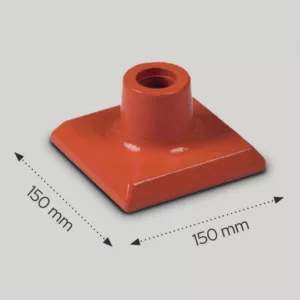 MGS - DAME EN FONTE CARREE 15x15 EMMANCHEMENT 115