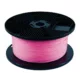 CORDEAU TRESSE POLYPROPYLENE FLUO ROSE SUR FLASQUE